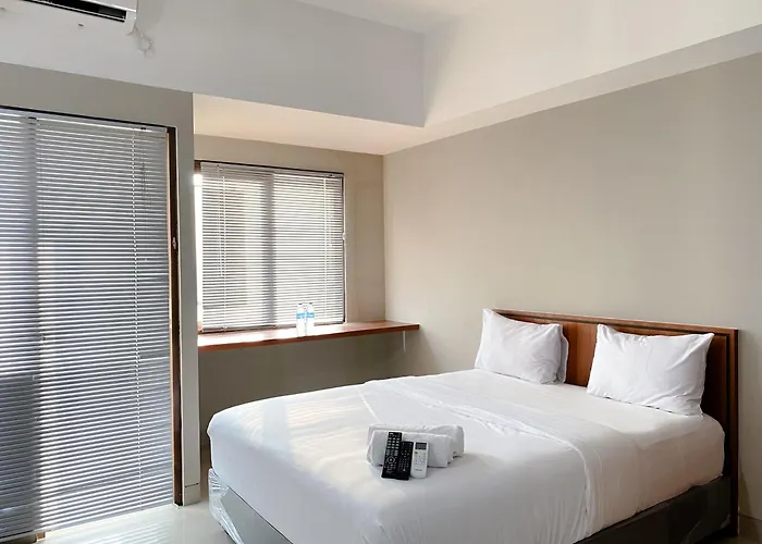 Homey And Minimalist Studio Gateway Park Lrt City Bekasi Apartment By Travelio